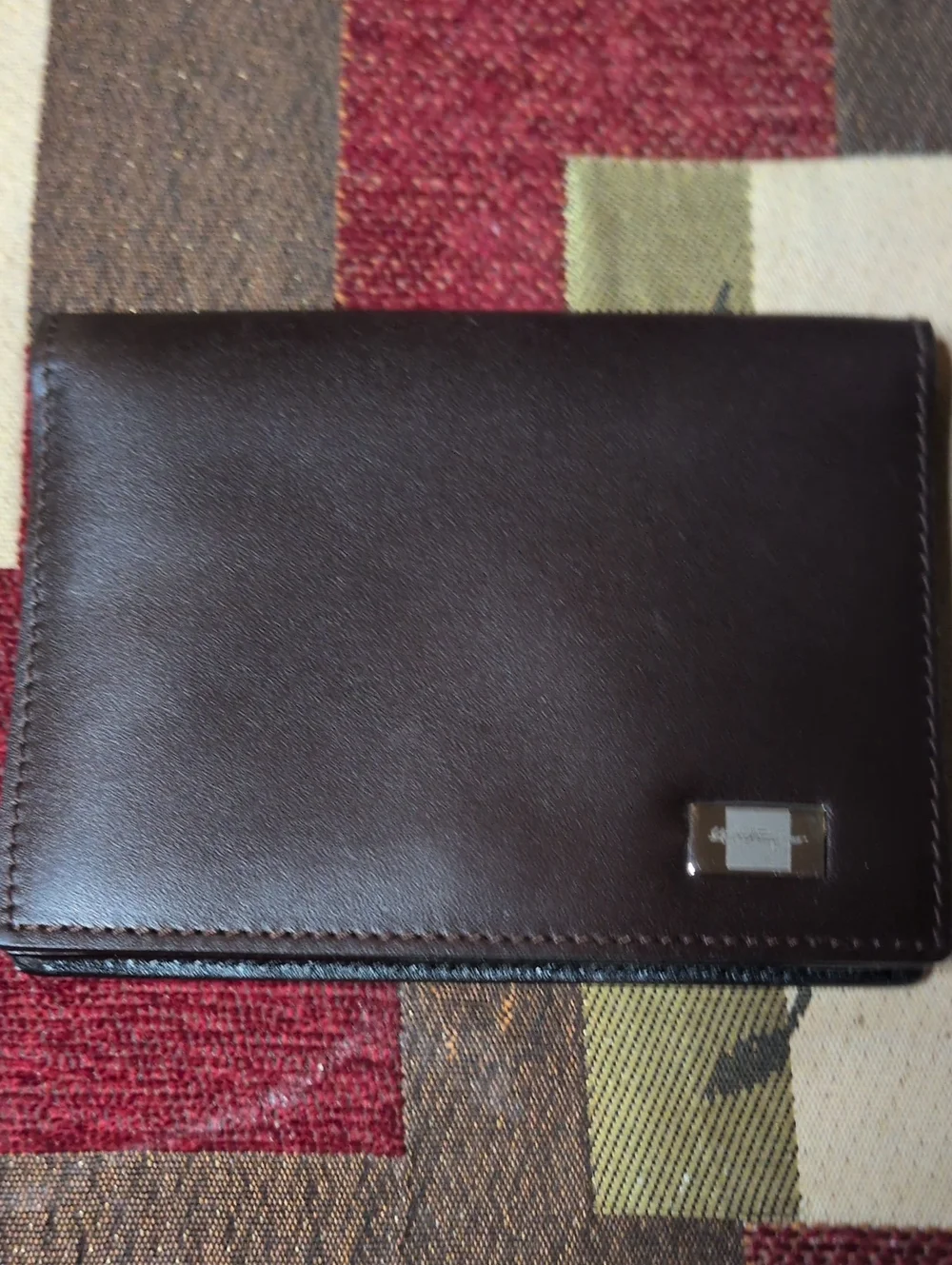 Salvador Ferragamo Men's Leather Bi-Fold Wallet - Brown